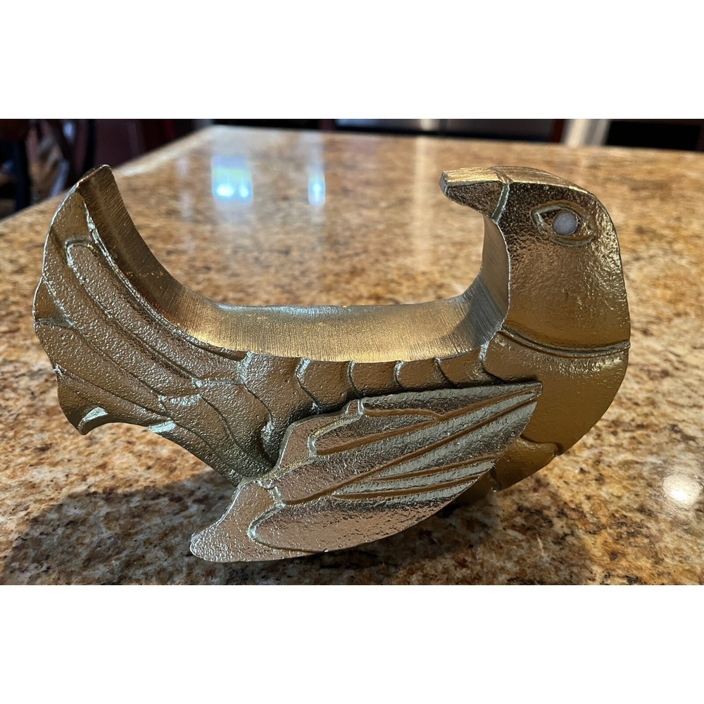 Project 62 Brass Tone Decorative Birds MCM Set Of 2‎ Metal HTF Gorgeous - Picture 2 of 13